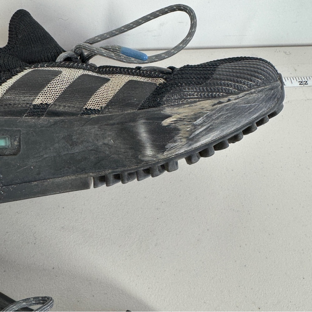 Adidas NMD S1 Black Knit Sneakers Size 8.5 Trail Grip Athletic Running Shoes - Picture 13 of 16